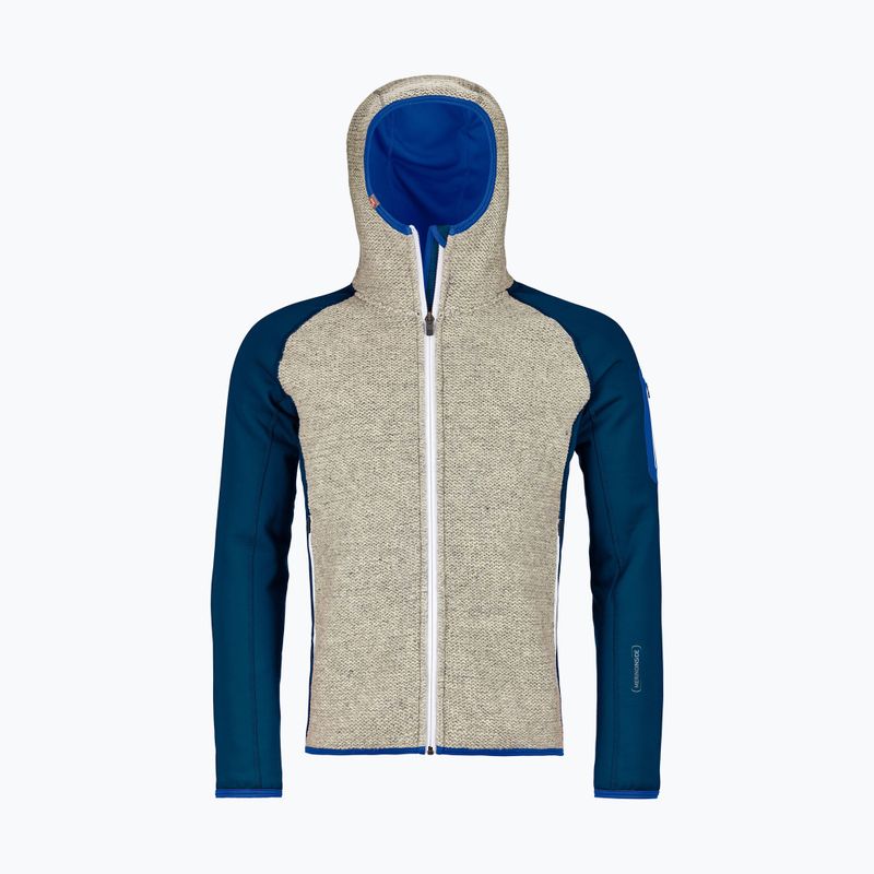 Herren Ortovox Fleece Plus Classic Knit Hoody grau 86942