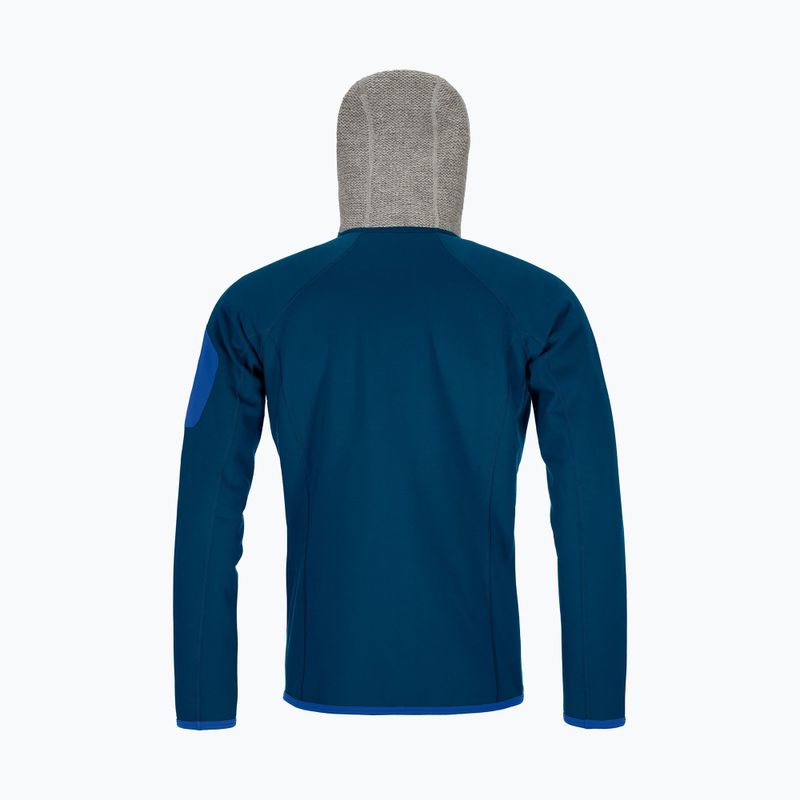 Herren Ortovox Fleece Plus Classic Knit Hoody grau 86942 2