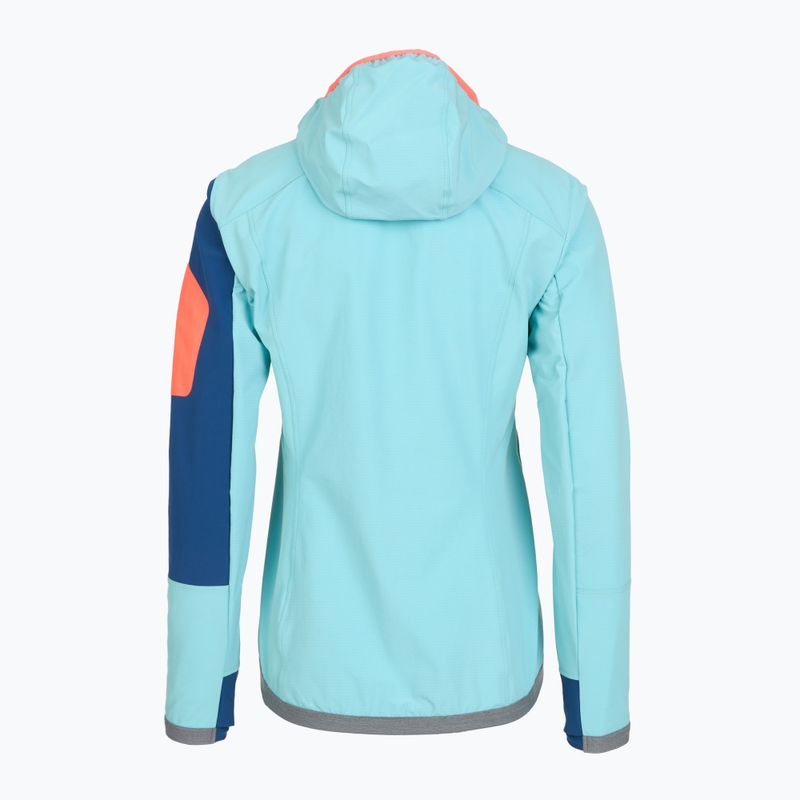 Damen Softshelljacke Ortovox Berrino mit Kapuze blau 6027700007 2