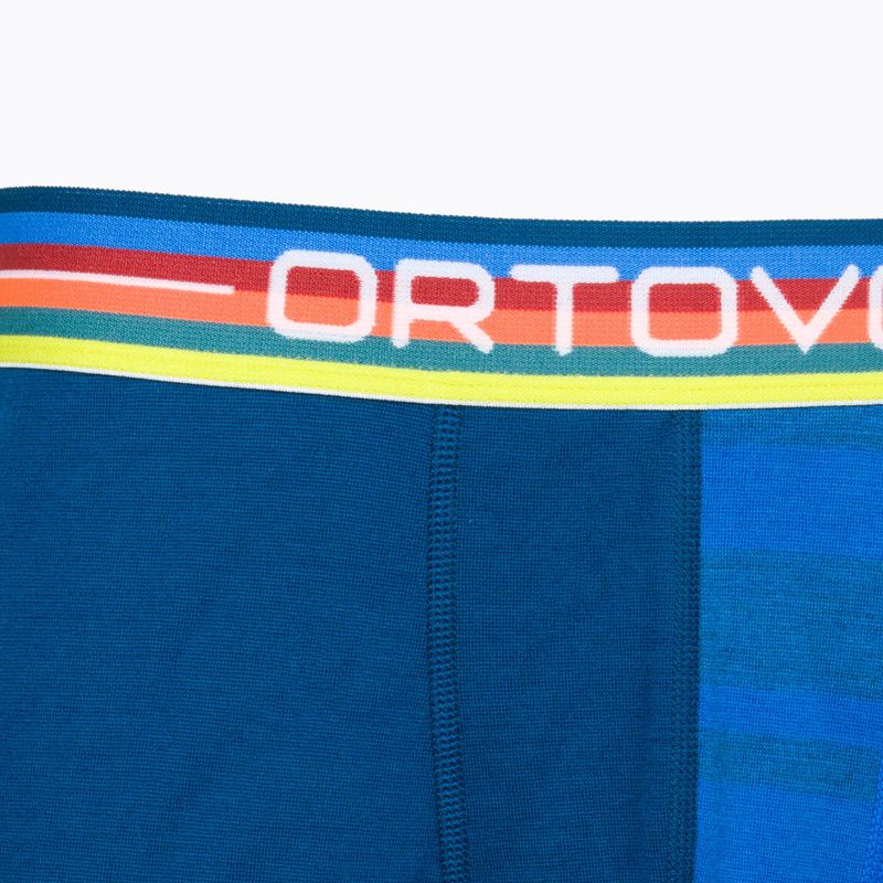 Herren Thermo-Boxershorts Ortovox 185 Rock'N'Wool blau 8413200001 3