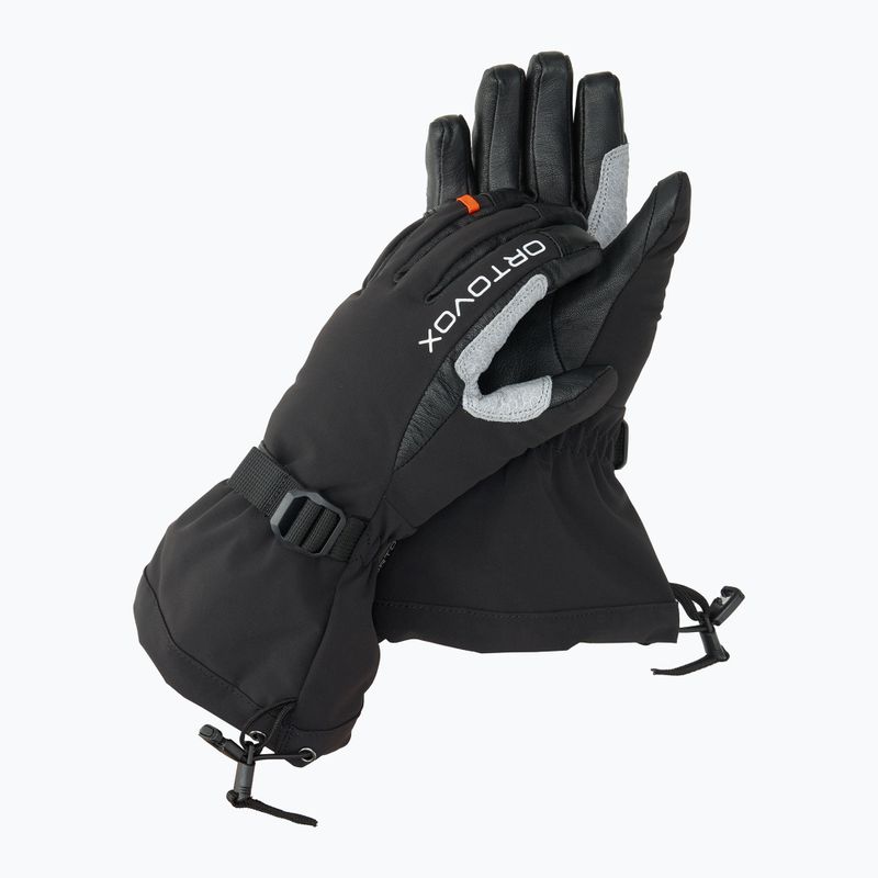 Skihandschuhe Herren ORTOVOX Merino Mountain black raven