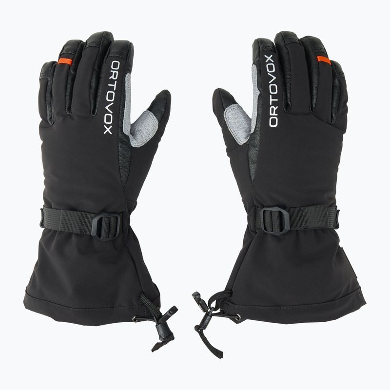 Skihandschuhe Herren ORTOVOX Merino Mountain black raven 3