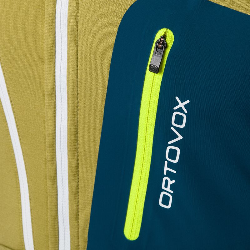 Herren Ortovox Fleece Grid Grünes Sweatshirt 8721200046 3