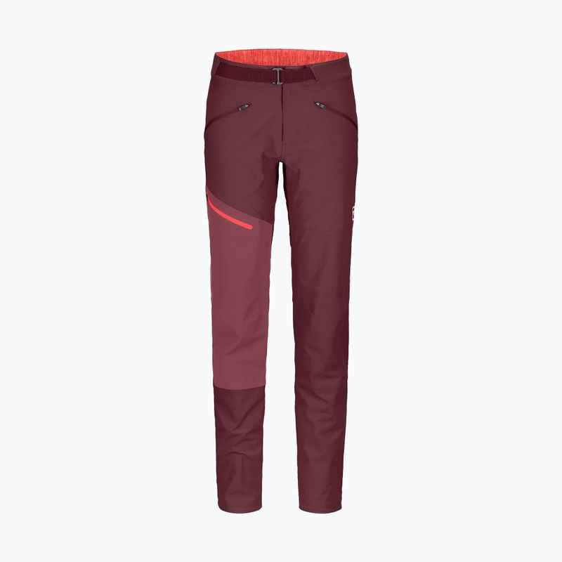 Damen Softshellhose ORTOVOX Brenta kastanienbraun 6224400026 4