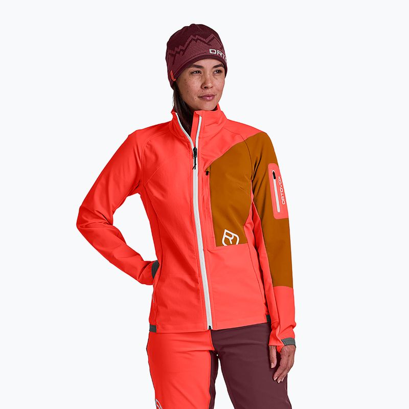 Damen Softshelljacke Ortovox Berrino rot 60272