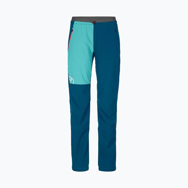Damen Softshellhose Ortovox Berrino blau 6027400034