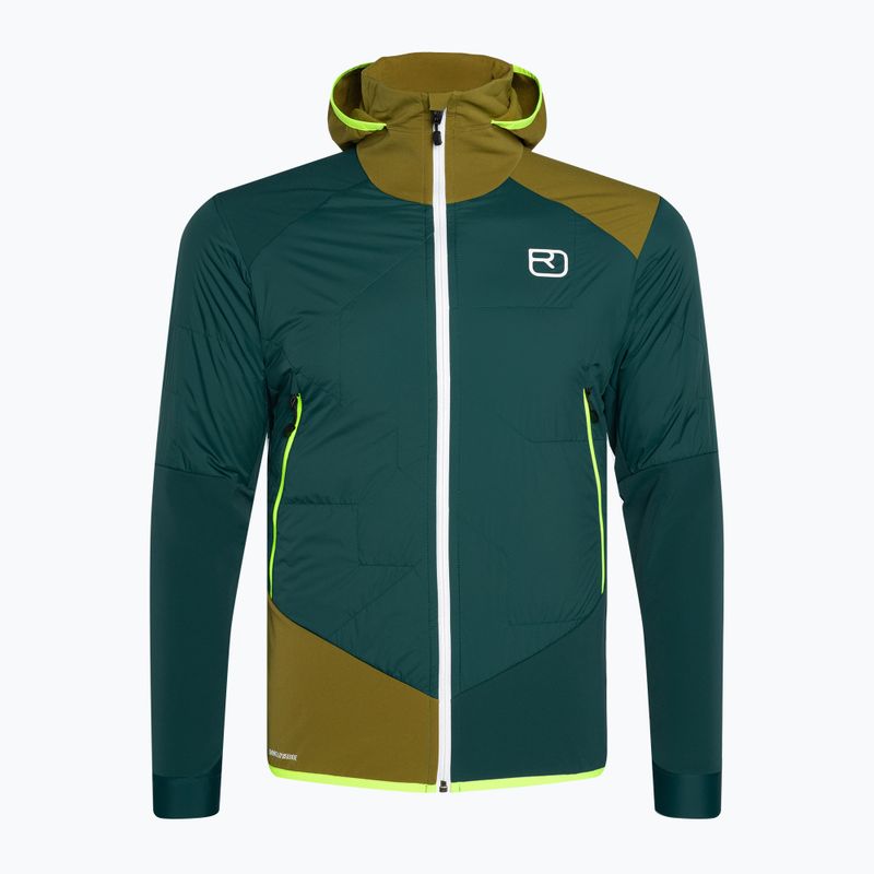 Herren Ortovox Sw Col Becchei Hybrid Skit Jacke grün 6011300006