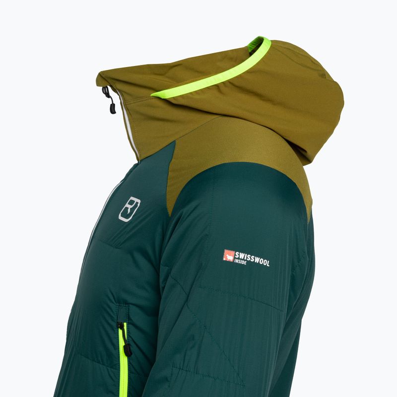 Herren Ortovox Sw Col Becchei Hybrid Skit Jacke grün 6011300006 5