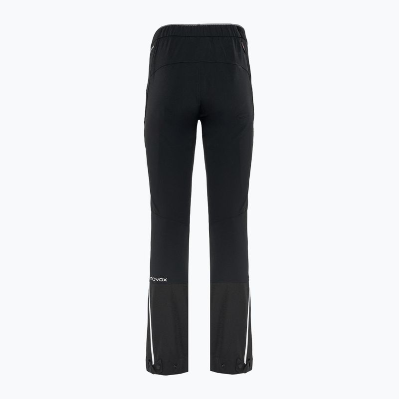 Damen Fallschirmspringerhose ORTOVOX Col Becchei schwarz raven 2