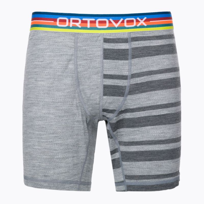 Herren Thermo-Boxershorts Ortovox 185 Rock'N'Wool grau 8413200021