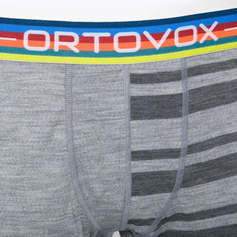 Herren Thermo-Boxershorts Ortovox 185 Rock'N'Wool grau 8413200021 3