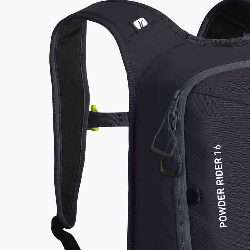 ORTOVOX Powder Rider 16 schwarz raven Skirucksack 6