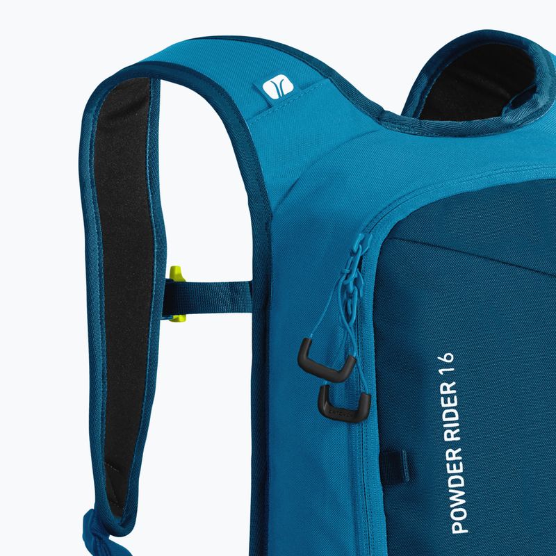 ORTOVOX Powder Rider 16 Skirucksack Erbe blau 6