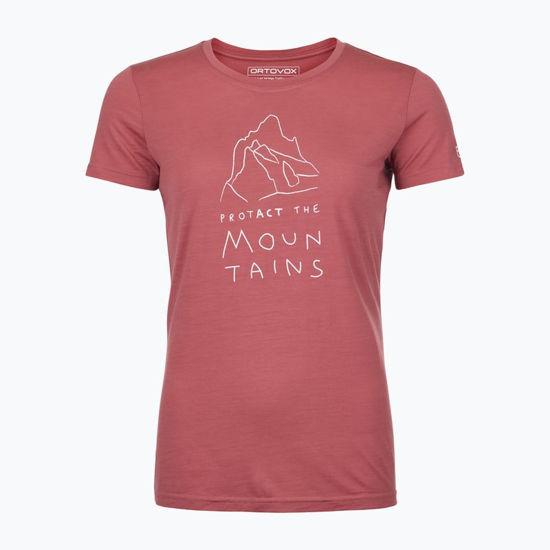 Shirt Damen ORTOVOX 150 Cool Mtn Protector wild rose