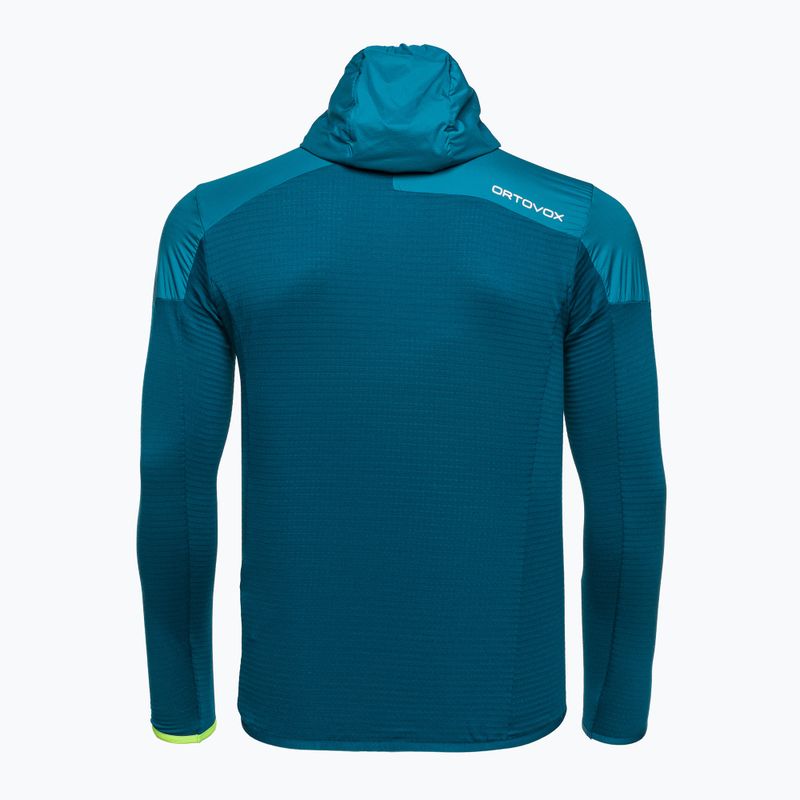 Herren-Trekking-Sweatshirt Ortovox Ladiz Hybrid navy blau 86949 2