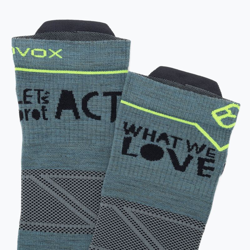 Herren-Trekkingsocken ORTOVOX Alpine Light Low grau 5489000003 3