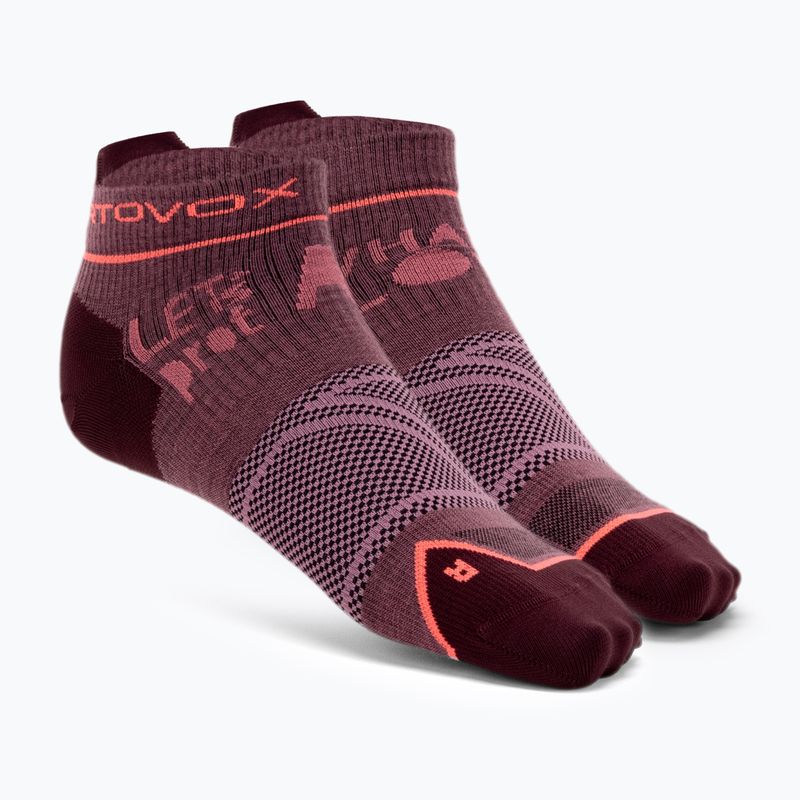 Damen Trekkingsocken ORTOVOX Alpine Light Low rot 5479000005