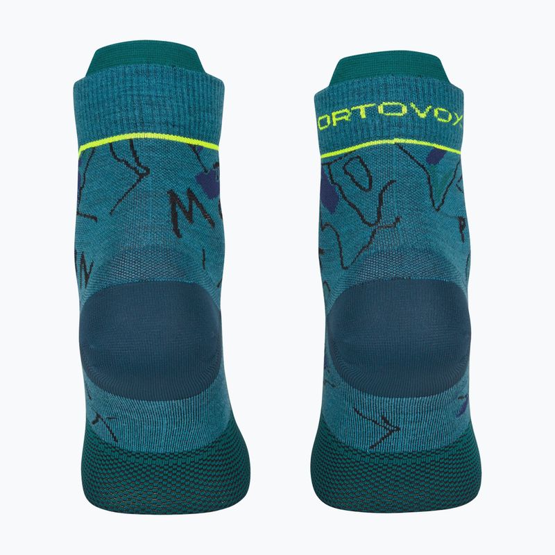 Herren Trekkingsocken ORTOVOX Alpine Light Quarter blau 5489100005 2