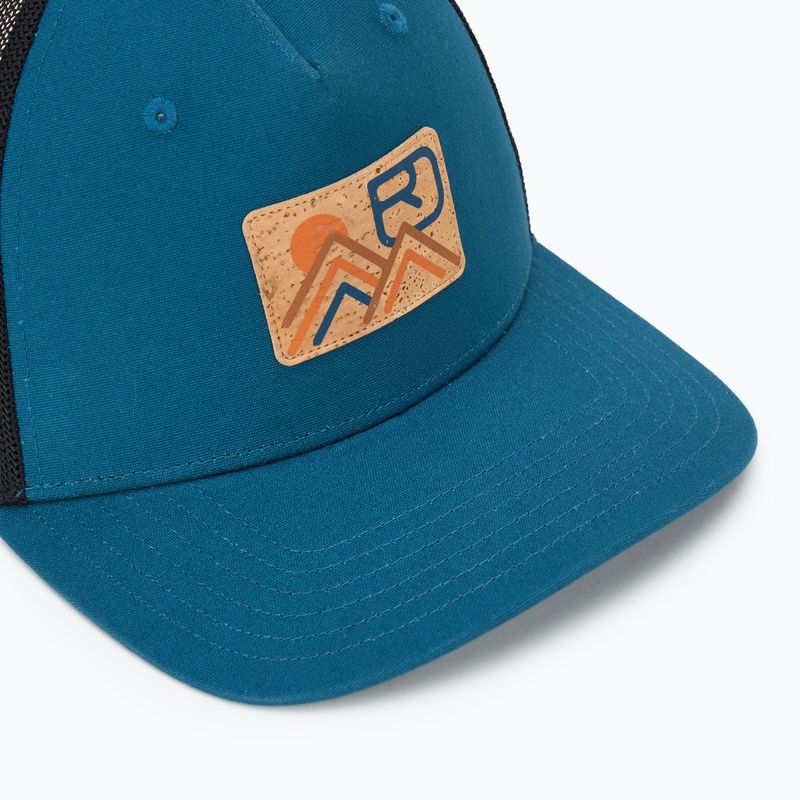 Herren Ortovox Corky Trucker Baseballmütze dunkel pazifisch 3