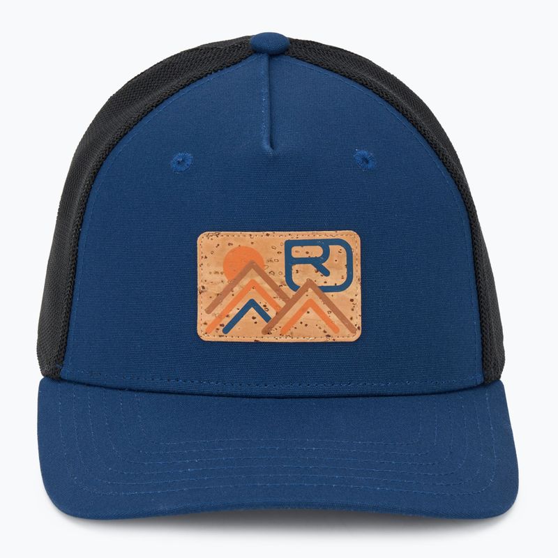 Herren Ortovox Corky Trucker Baseballmütze petrolblau 2