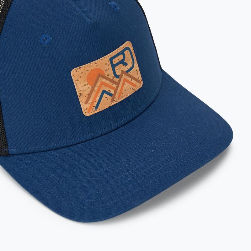 Herren Ortovox Corky Trucker Baseballmütze petrolblau 3