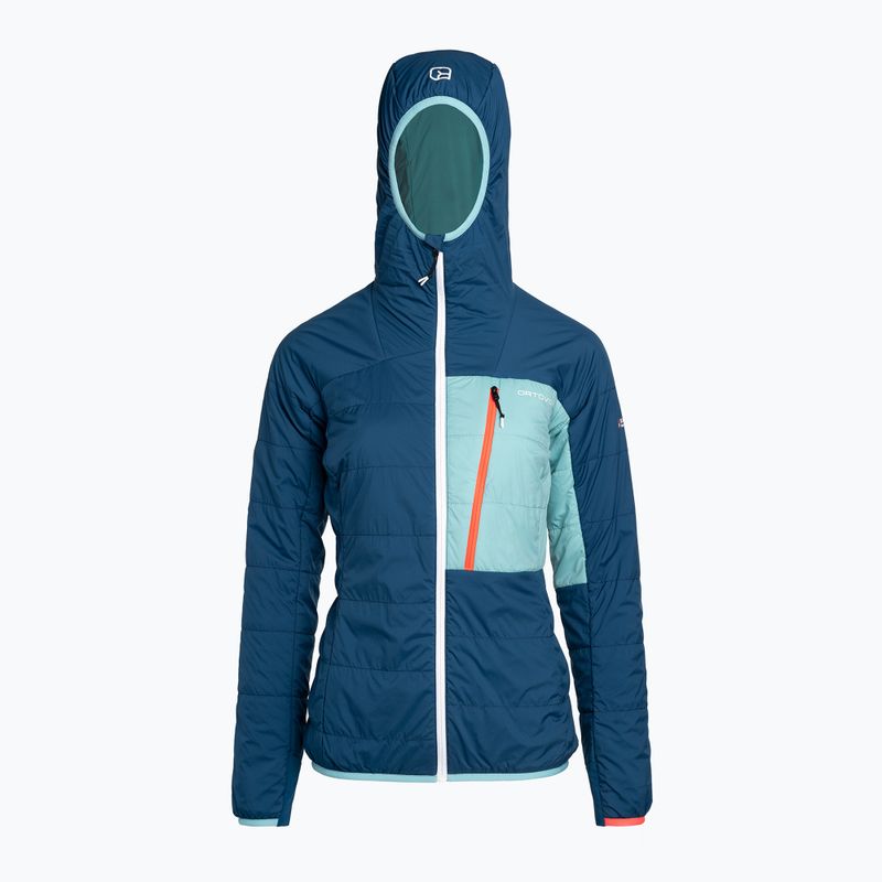 Damen ORTOVOX Swisswool Piz Duan Hybridjacke blau 6122700037