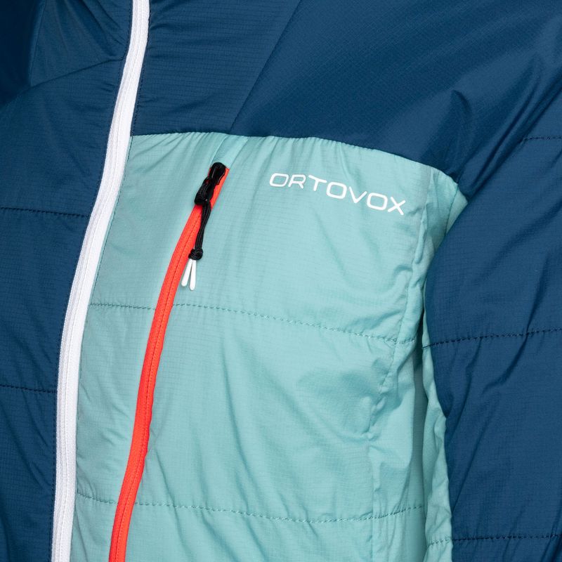 Damen ORTOVOX Swisswool Piz Duan Hybridjacke blau 6122700037 3