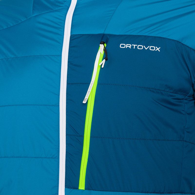 Herren ORTOVOX Swisswool Piz Duan Hybridjacke blau 6132700039 3