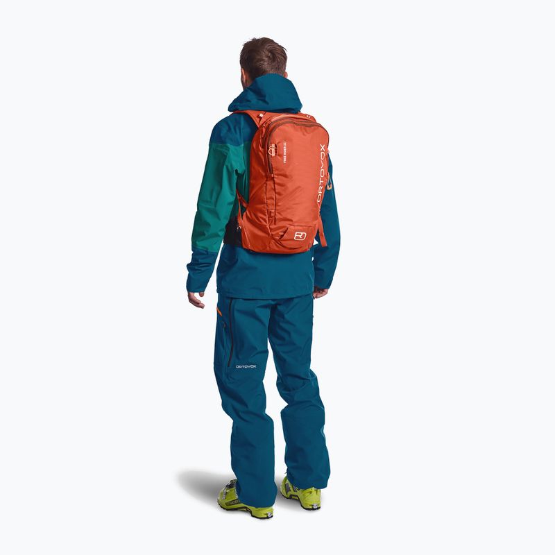 ORTOVOX Free Rider 22 Hot Orange Skirucksack 2