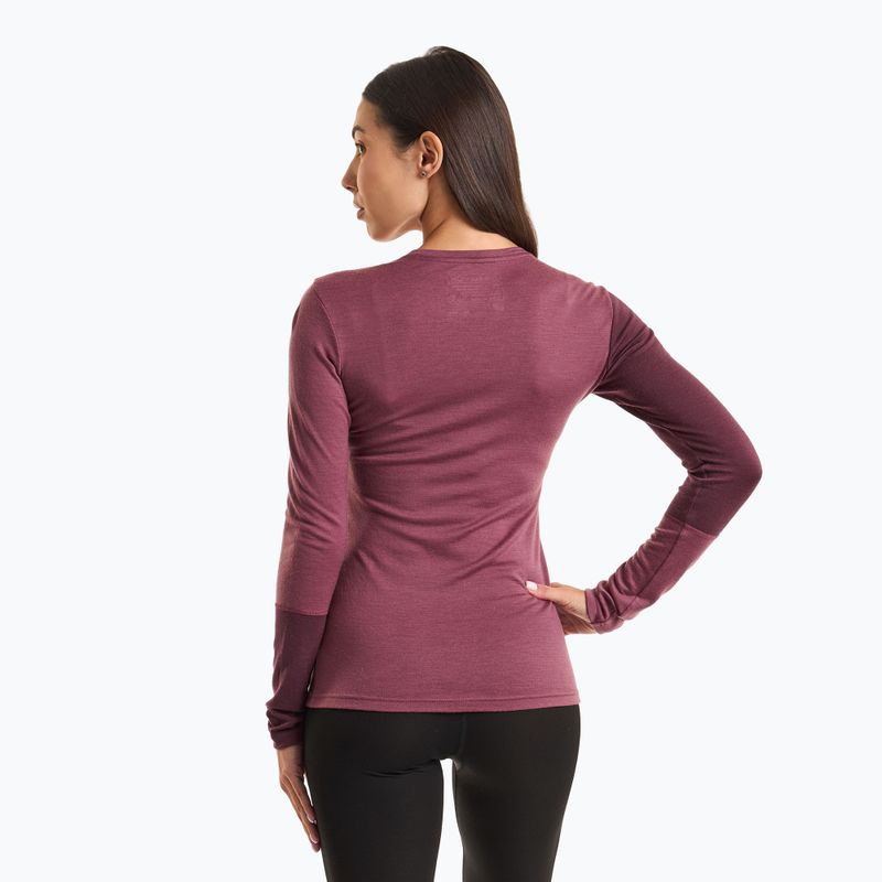 Damen ORTOVOX 185 Rock'N'Wool Bergrose Thermo-Longsleeve 2