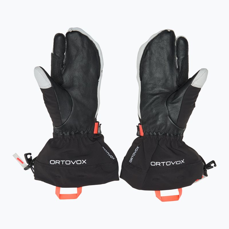 Skihandschuhe Damen ORTOVOX Merino Freeride 3 Finger black raven 2