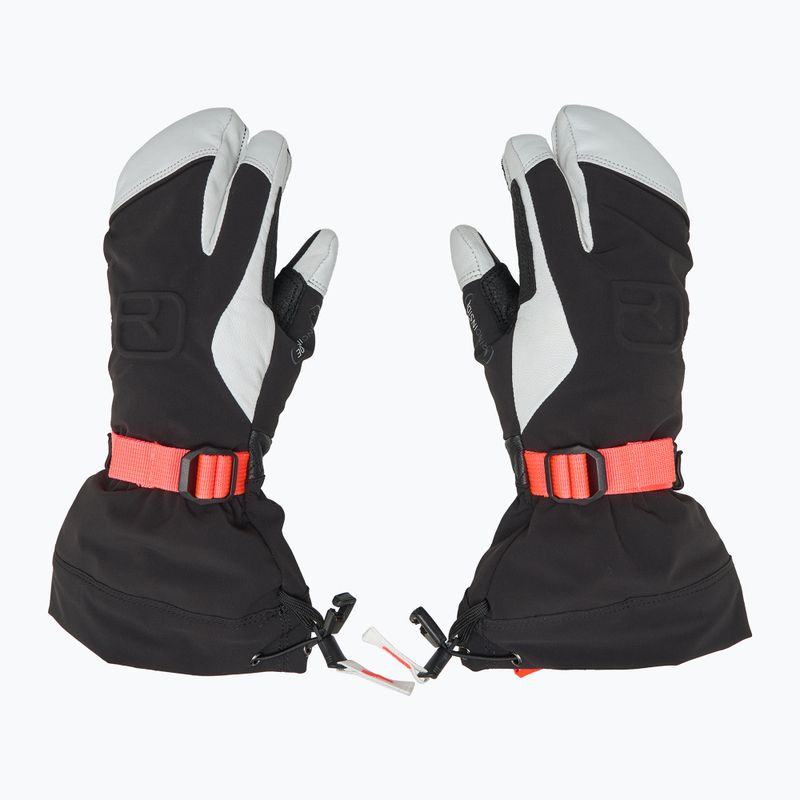Skihandschuhe Damen ORTOVOX Merino Freeride 3 Finger black raven 3