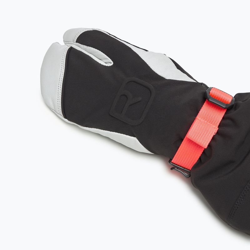 Skihandschuhe Damen ORTOVOX Merino Freeride 3 Finger black raven 4