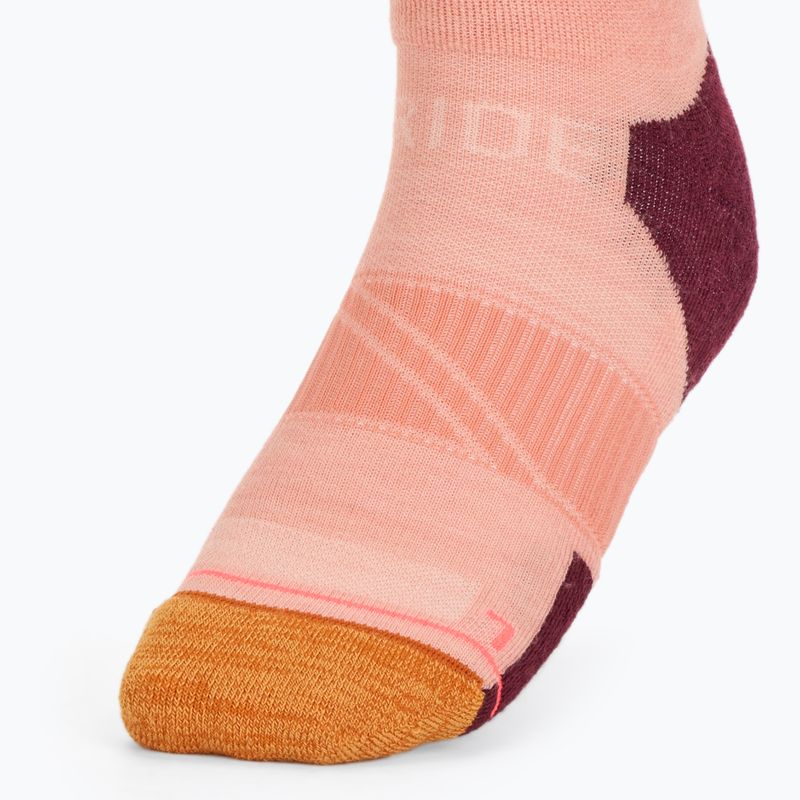Damenskisocken ORTOVOX Freeride Long Socks Cozy bloom