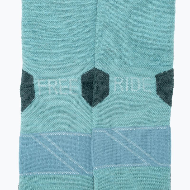 Damenskisocken ORTOVOX Freeride Long Socks Cozy ice waterfall 4