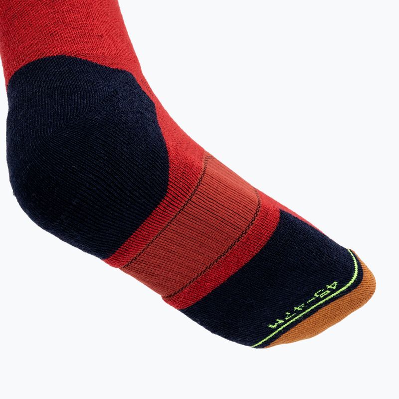 Herren Skisocken ORTOVOX Freeride Long Socks Cozy cengla rossa 3