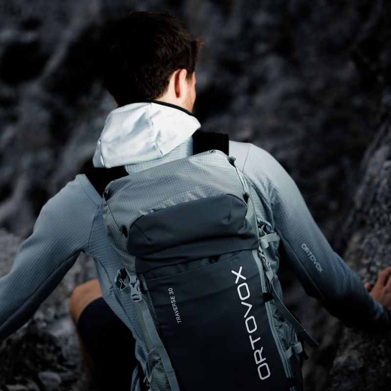 Rucksack ORTOVOX Traverse 30 l glacier grey 7