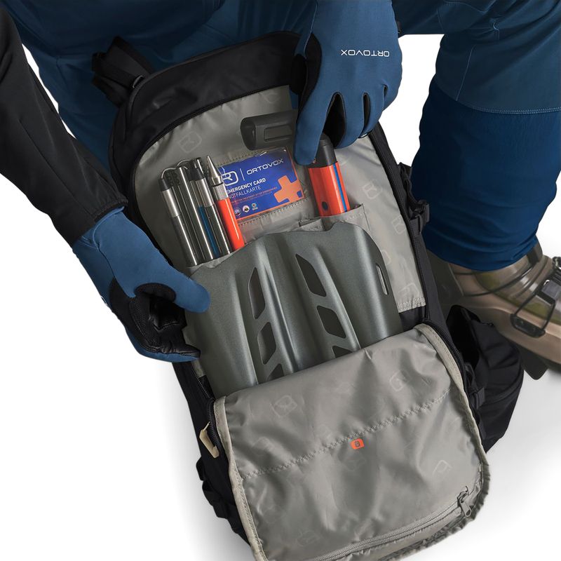 Skitourenrucksack ORTOVOX Venet Tour 30 l black raven 10