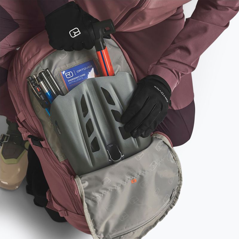 Skitourenrucksack ORTOVOX Venet Tour 28 l dusk rose 12