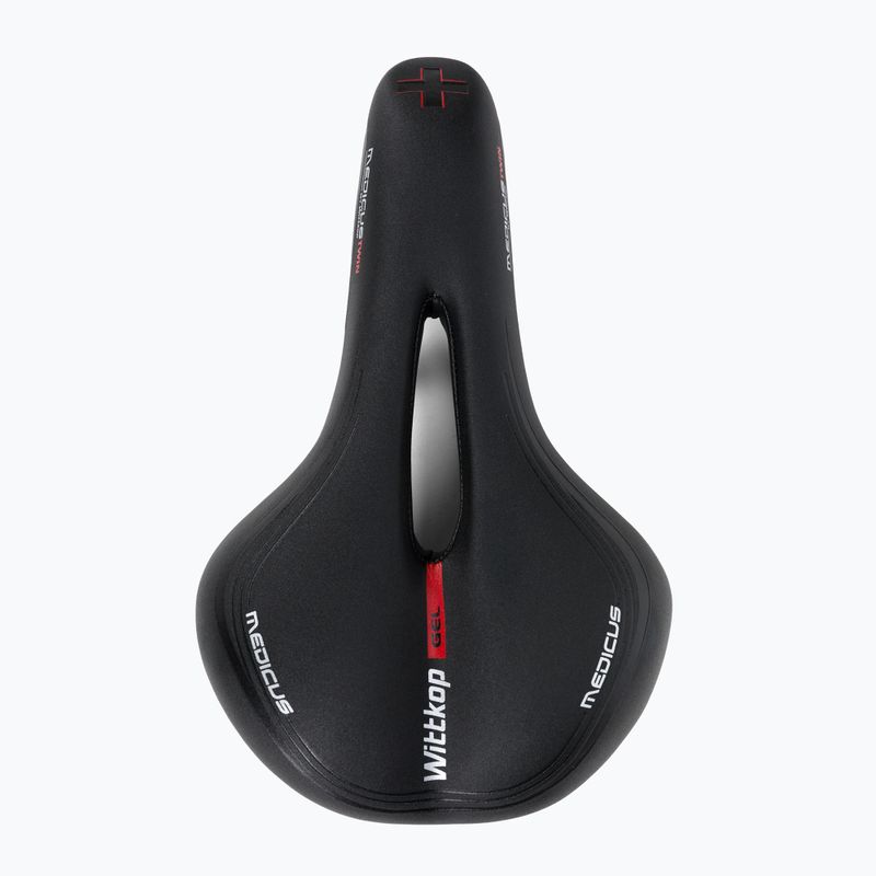Wittkop Medicus Twin 1.0 Fahrradsattel schwarz WT-999051201