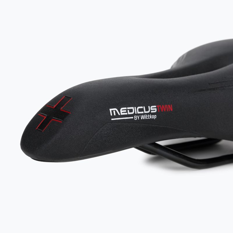 Wittkop Medicus Twin 1.0 Fahrradsattel schwarz WT-999051201