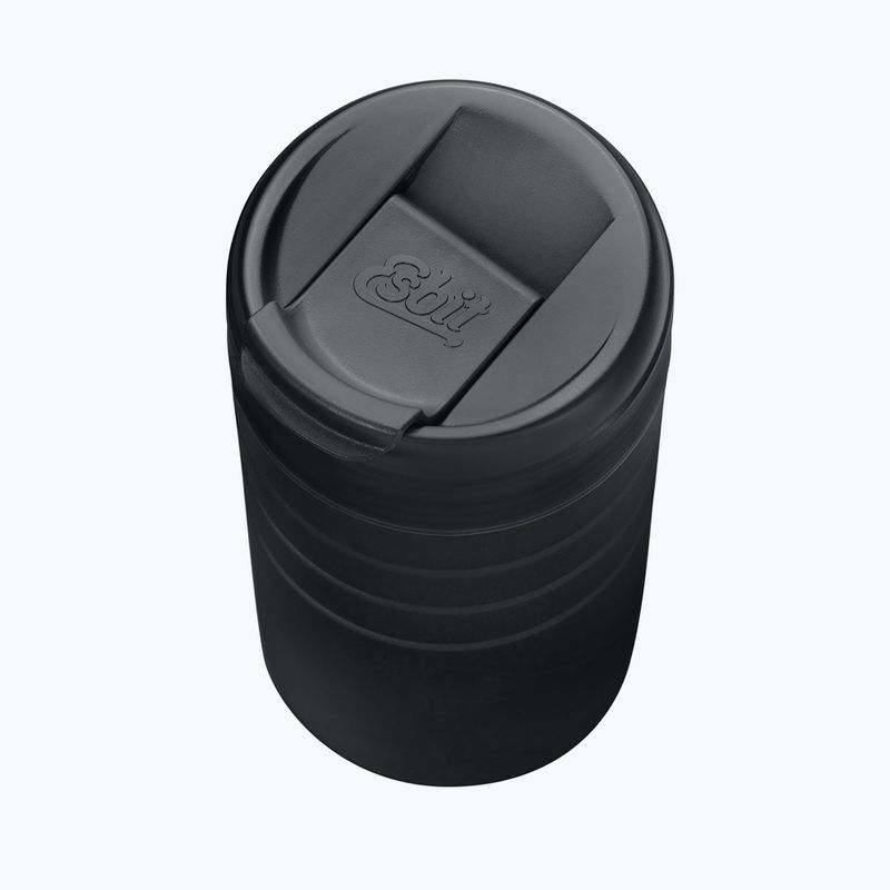 Esbit Majoris Edelstahl Thermobecher mit Flip Top 450 ml schwarz 2