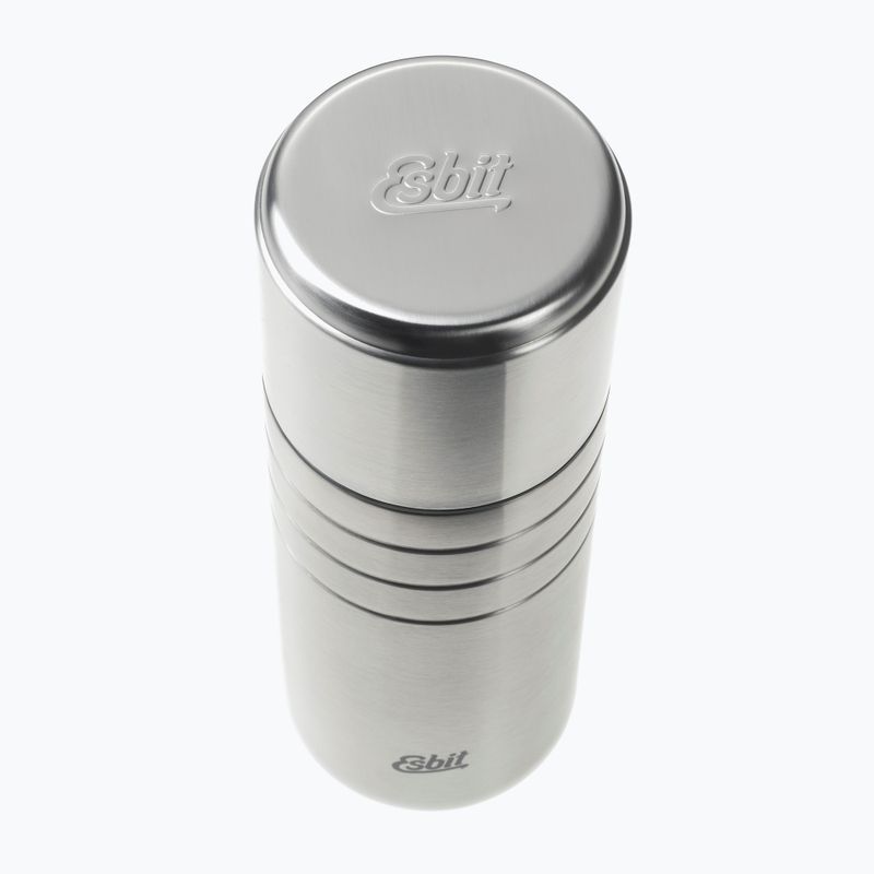 Esbit Majoris Edelstahl-Vakuumflasche 1000 ml Edelstahl/Matt-Thermoskanne 2