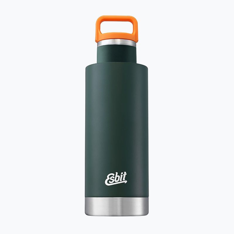 Esbit Sculptor Edelstahl Isolierte Thermoflasche "Standard Mouth" 1000 ml waldgrün