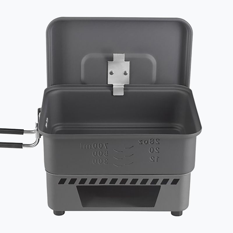 Esbit Festbrennstoff-Kochset für 14G und 27G Festbrennstoff 1100 ml Aluminium 2