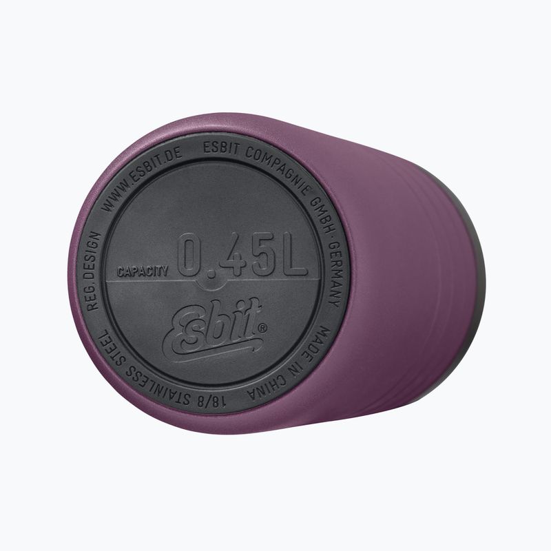 Esbit Majoris Edelstahl Thermobecher mit Flip Top 450 ml aubergine 4