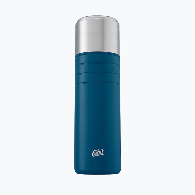 Esbit Majoris Edelstahl-Vakuumflasche 1000 ml Vlies blau