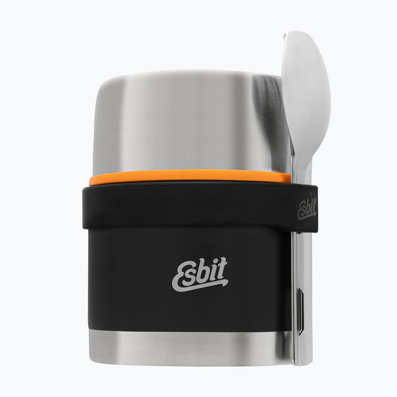 Lebensmittel-Thermobehälter mit Besteck Esbit Stainless Steel Food Jug 500 ml black 2
