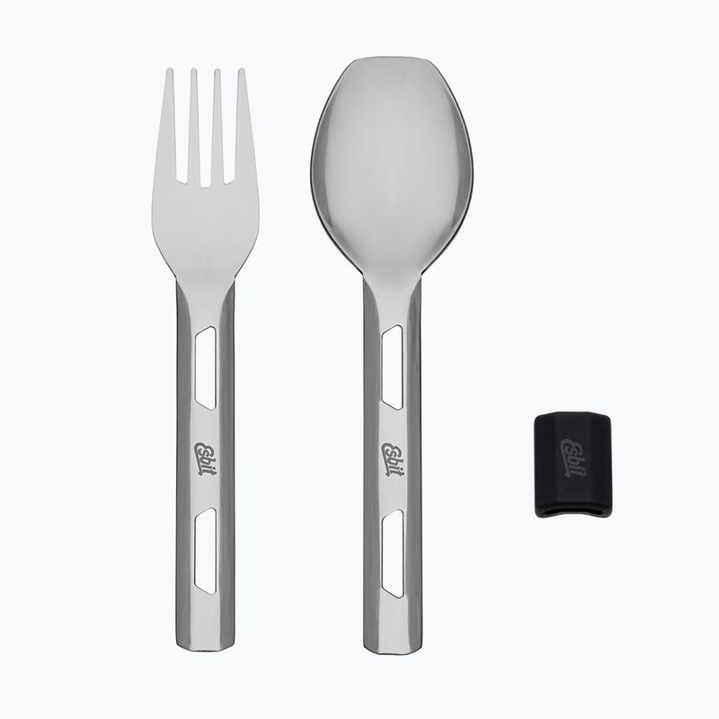 Lebensmittel-Thermobehälter mit Besteck Esbit Stainless Steel Food Jug 500 ml black 10