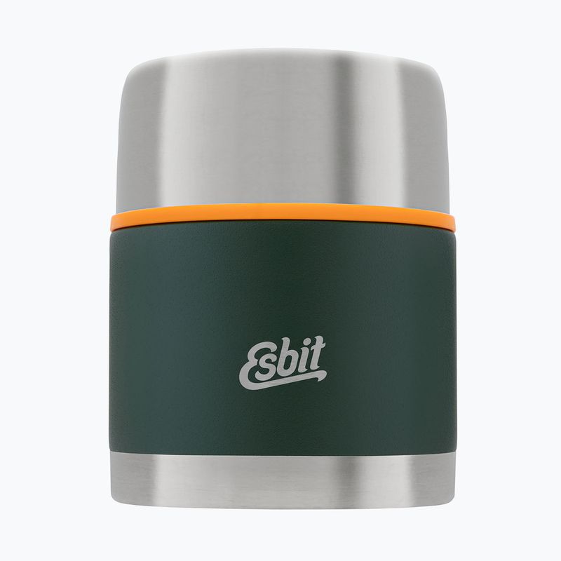 Lebensmittel-Thermobehälter mit Besteck Esbit Stainless Steel Food Jug 500 ml forest green 3